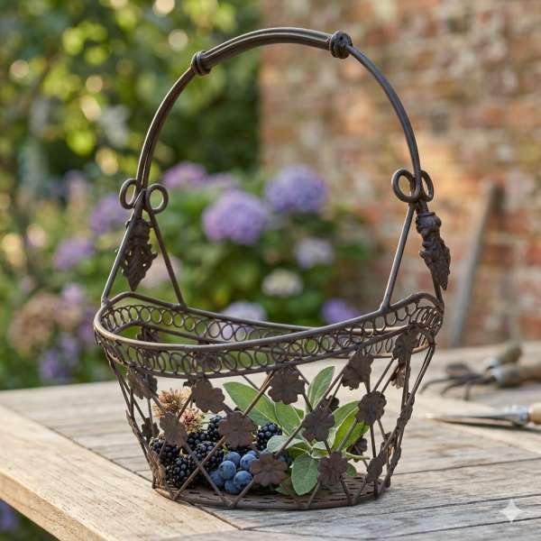 Pflanzkorb Tecla mittel ca. 36 cm - Gartendekoration
